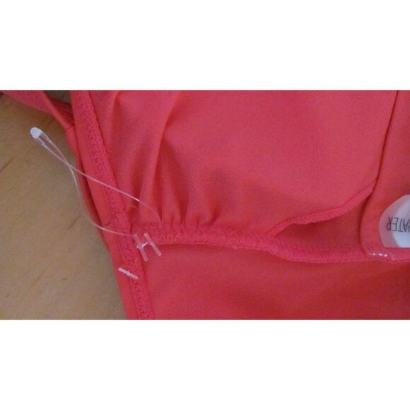 Hot Water One Piece Swim Suit Womens Lace Up Front - Picture 5 of 9